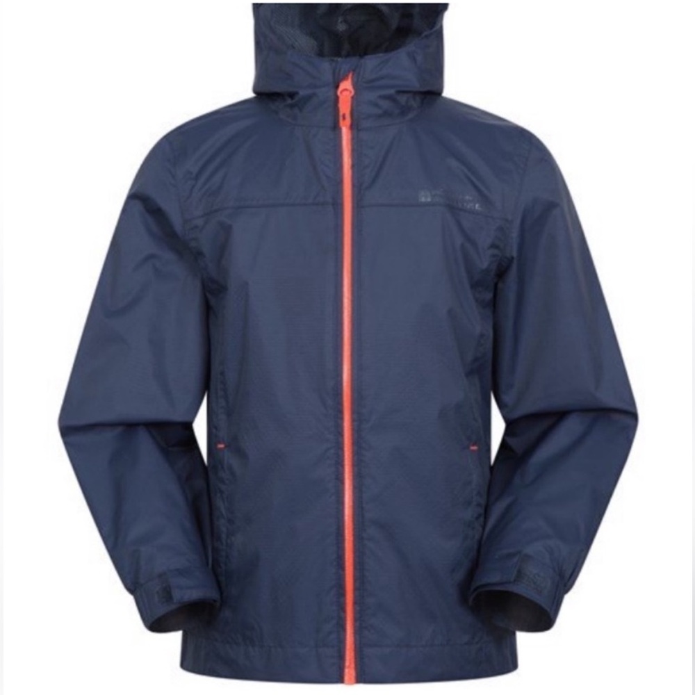 💦 Like New Waterproof/Windbreaker Unisex Mountain Warehouse Rain jacket- size 13